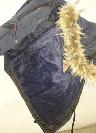 Зимняя куртка для мальчика м182 фото