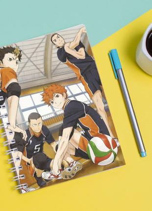 Скетчбук sketchbook блокнот для малювання з принтом haikyu — волейбол 16 а3 кавун 48