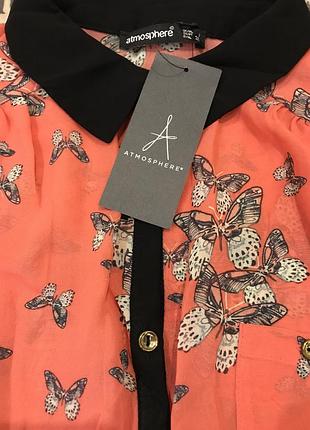 Очень красивое и стильное платье в бабочках 19,1.