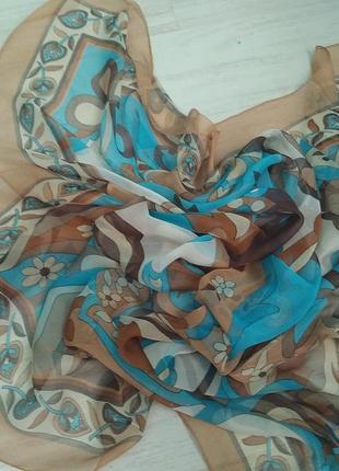 Шелковый платок шалик хустинка шарфик1 фото