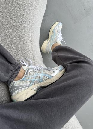 Кроссовки asics gel-1130 silver/blue7 фото