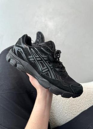 Кроссовки asics gel-nyc triple black6 фото