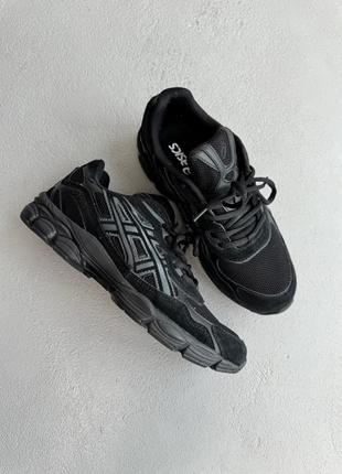 Кроссовки asics gel-nyc triple black4 фото