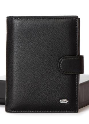 Кошелек кожаный мужской classic dr. bond ms-14 black