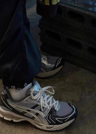 Кроссовки asics gel-kayano 14 black silver