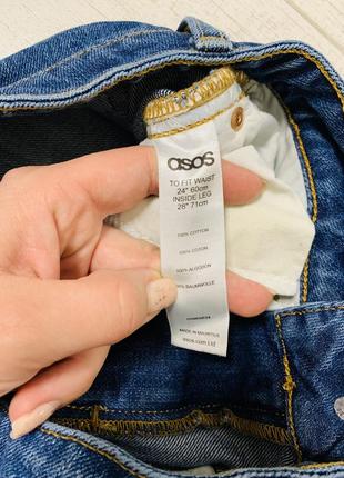 Женские укороченные базовые джинсы с необработанным низом от asos3 фото