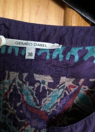 Шелковая блуза длинный рукав , gerald darel , оригинал франция6 фото