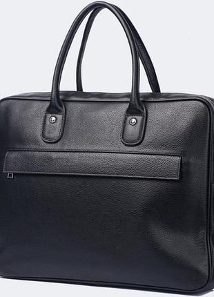 Чоловіча шкіряна сумка-портфель для ноутбука tiding bag m64a