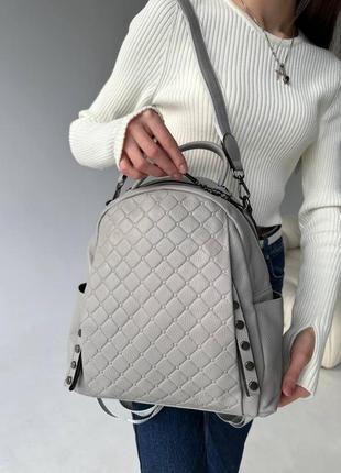 Женский рюкзак. стильный рюкзак из натуральной кожи3 фото