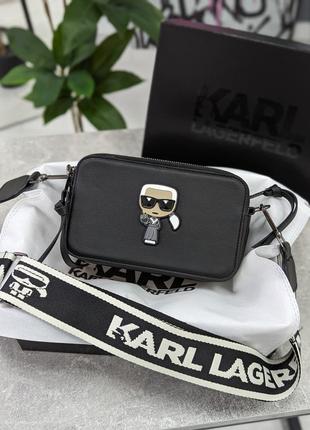 Сумка жіноча karl lagerfeld біла карл