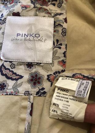 Плащ, тренч pinko italy оригинал бренд, брендовый итальянский тренч размер s,m