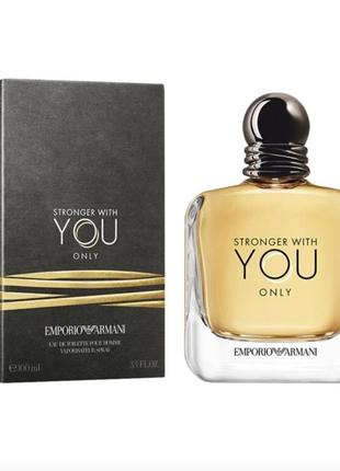 Парфюмированная вода мужская giorgio armani black bear armani black stronger with you leather 100 мл