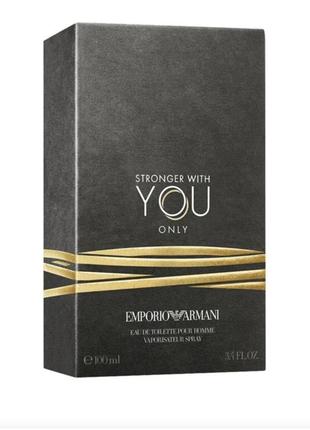 Парфюмированная вода мужская giorgio armani emporio armani stronger with you leather 100 мл2 фото