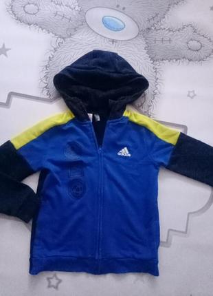 Худи на мальчика 9-10 лет адидас adidas трикотаж