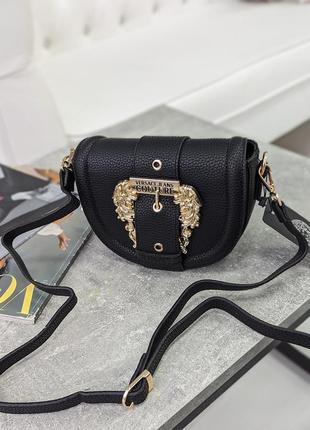 Женская сумка versace jeans couture клатч версаче черный4 фото