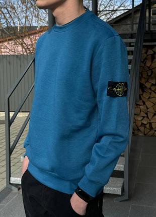 Свитшот stone island синий