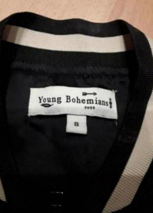 Брендовая куртка- бомбер с роскошной вышивкой young bohemian9 фото