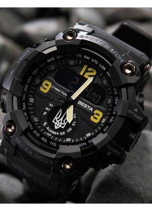 Мужские наручные часы besta symbol (черные)8 фото
