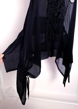 Дизайнерська асиметрична блуза від французького бренду sisley7 фото