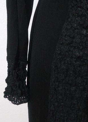 Дуже красиве дизайнерське плаття з фактурними вставками evelin brandt4 фото