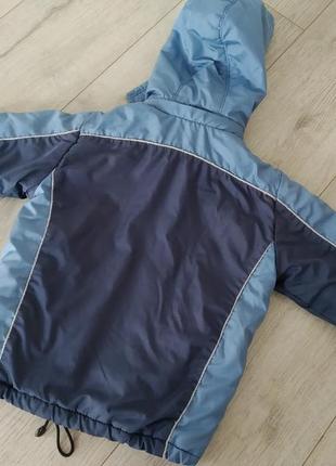 Куртка деми на флисе на холодную осень, 98-1044 фото