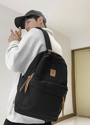 Рюкзак подростковый 81227 с карманом для ноутбука 20l black6 фото