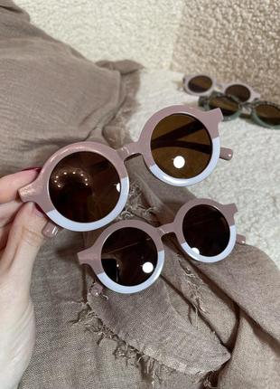 Вінтажні дитячі круглі окуляри в стилі зара лео3 фото