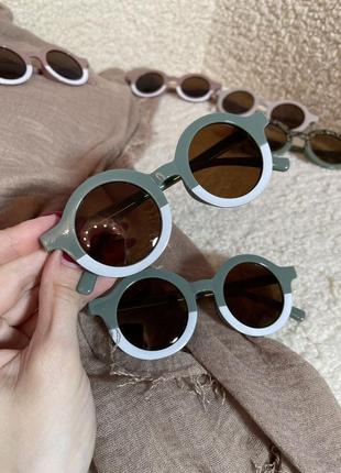 Вінтажні дитячі круглі окуляри в стилі зара лео4 фото