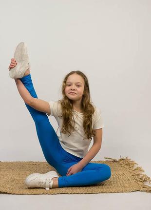 Детские трикотажные лосины, леггинсы для девочек трикотаж, легкие летние весенние лосины