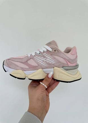 Женские кроссовки нью беланс 9060 розовые / new balance 90604 фото