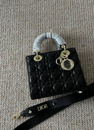 👜 dior lady d-lite black8 фото