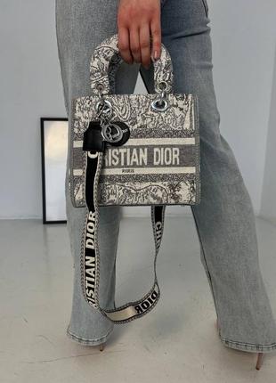 👜 dior textile lady 3