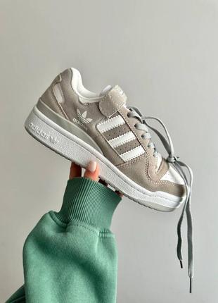 Adidas forum low 84 light grey white ❤️36рр-45рр❤️ кроссовки адедас весна-осень, кроссовки жеэнкие адедас