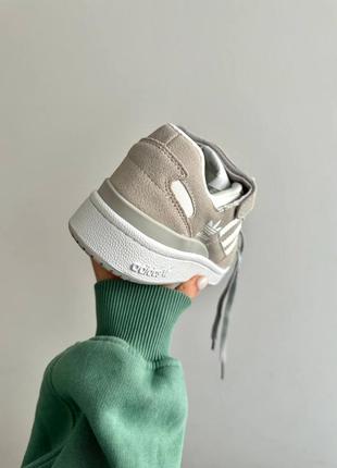 Adidas forum low 84 light grey white ❤️36рр-45рр❤️ кроссовки адедас весна-осень, кроссовки жеэнкие адедас4 фото