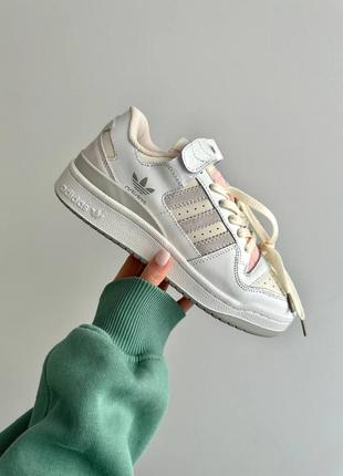 Adidas forum low cream white, кроссовки адедас женские, женские, жанкие кроссовки адидас