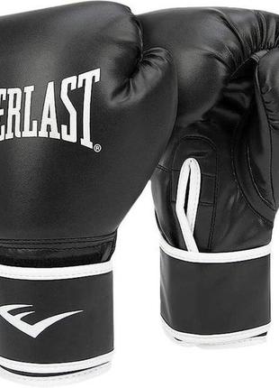 Боксерські рукавички everlast core 2 gl чорний l/xl (870251-70 l/xl)1 фото