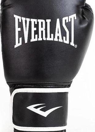 Боксерські рукавички everlast core 2 gl чорний l/xl (870251-70 l/xl)2 фото