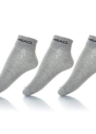 Шкарпетки head quarter unisex 3-pack сірий 43-46 (761011001-400 43-46)4 фото