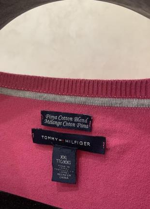 Свитер джемпер tommy hilfiger женский розовый3 фото