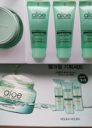 Гель для обличчя  holika holika aloe soothing essence 80% moist firming gel cream