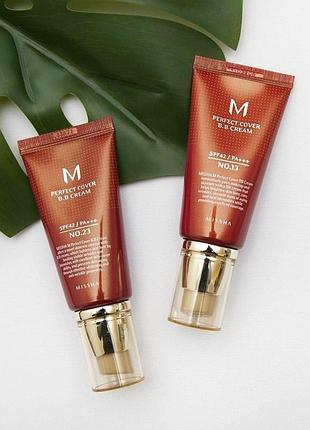 Bb крем missha m perfect cover bb cream spf42 pa