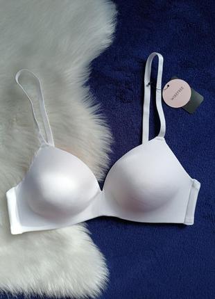 Бюстгальтер бра нижнее белье белый базовый классический сток 70а bras n things