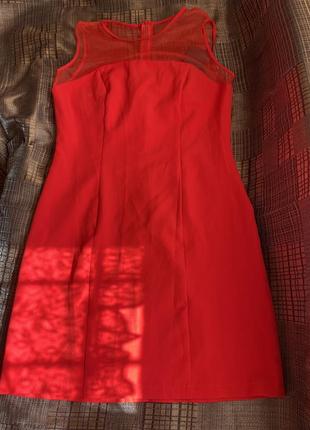 Красное платье zean новое размер l1 фото