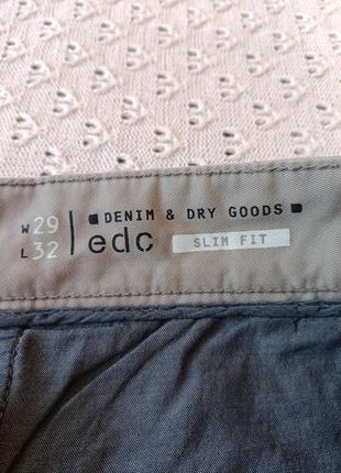 Штани котонові edc чоловічі штани з бавовни на весну літо демісезонні4 фото