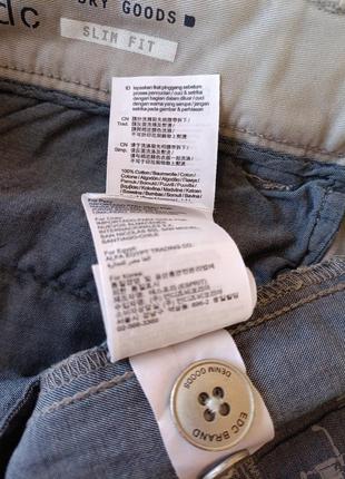 Штани котонові edc чоловічі штани з бавовни на весну літо демісезонні6 фото