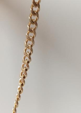 Цепочка 45см. серия титановая сталь, медсталь, позолота