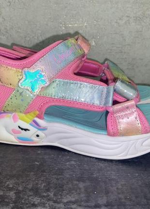 Сандалії, босоніжки з мигалками від skechers, р-р 31-32, уст 21 см2 фото