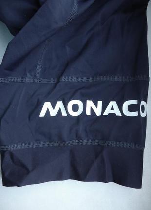 Велошорты  mvc monaco velo club dark blue bib shorts italy (m)8 фото