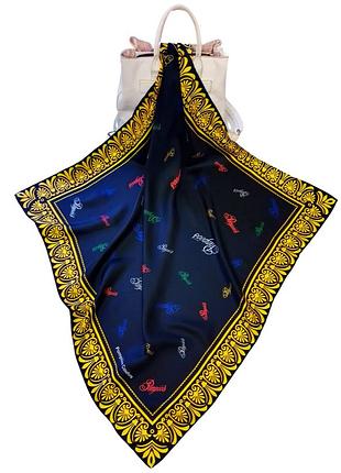 Шелковый платок pompöös couture 90*90 см