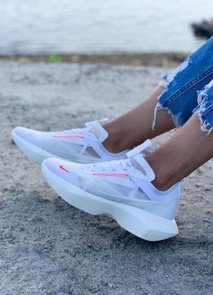 Женские кроссовки nike vista lite white red8 фото